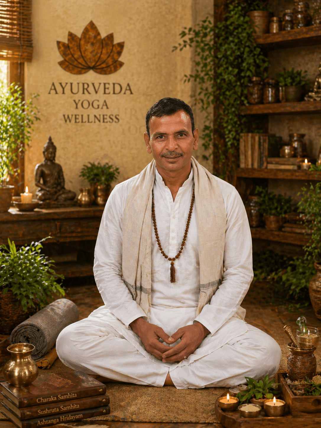 Portrait of Shri Bhagwan Vashistha, ShreeFit trainer