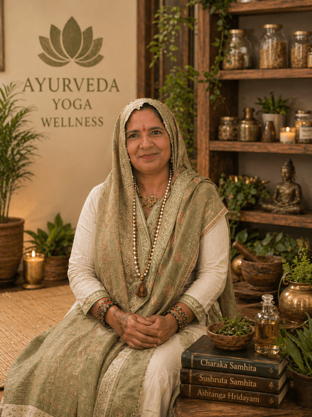 Portrait of Sushma Vashistha, ShreeFit trainer